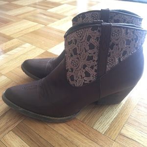 Lightly worn boots